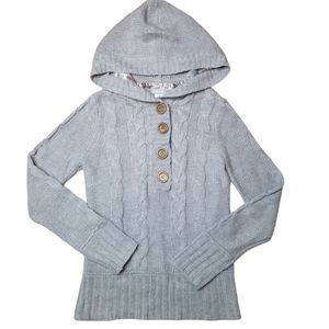 dELiA*s chunky hooded sweater y2k 2000's